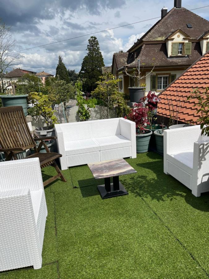 Chambre Papillon Avec Acces Terasse La Neuveville Dış mekan fotoğraf